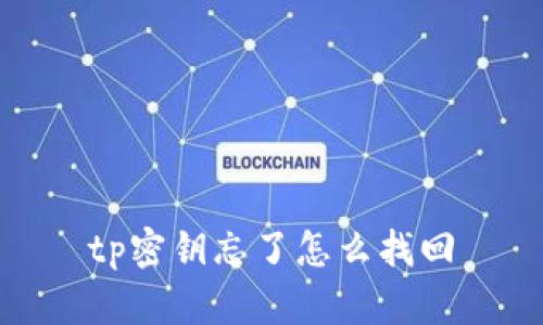 tp密钥忘了怎么找回